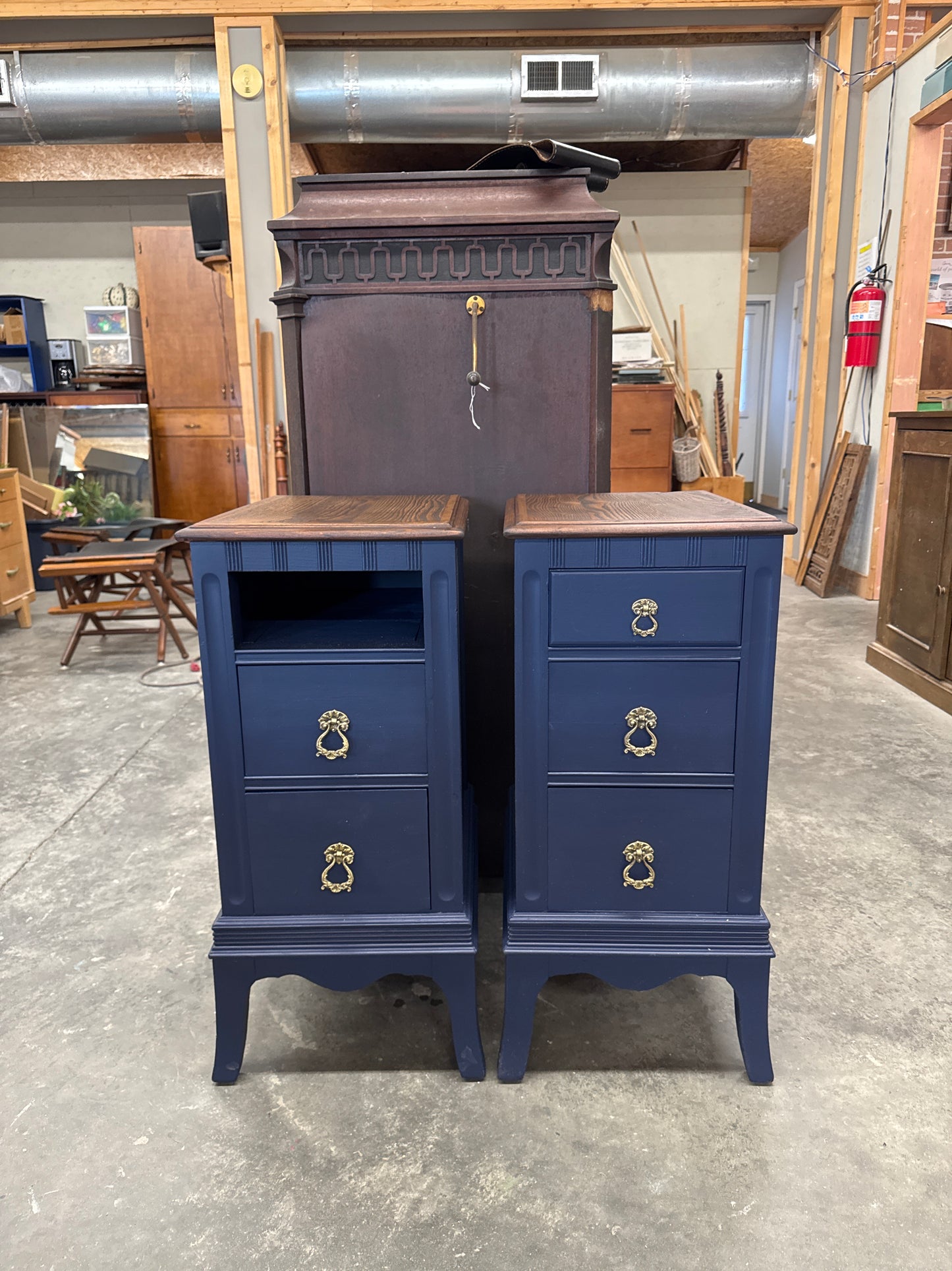 Pair Oxford Nightstands