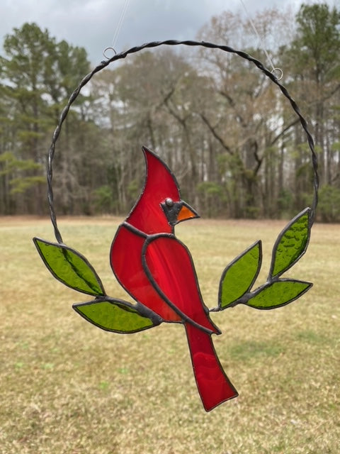 April 1 4:30 Stained Glass Cardinal Workshop